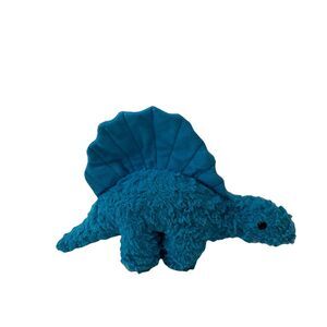 Manhattan Toy Company Blue Stegosaurus Dimetrodon Dinosaur Plush 12" Stuffed Toy